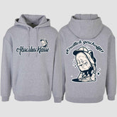 1058 "Endlich" Abschluss Oversize Hoodie beidseitig bedruckt